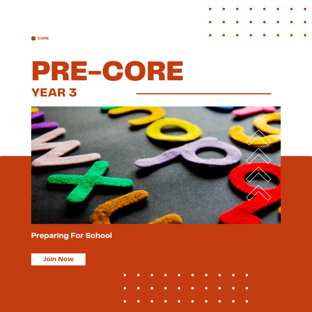 Pre-School Year 3 (Preparing For Schools)